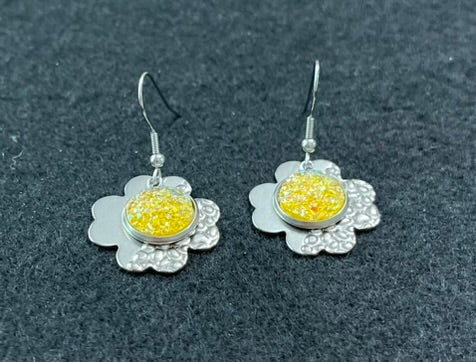 80s Inspired Retro Earrings Lucky Clovers