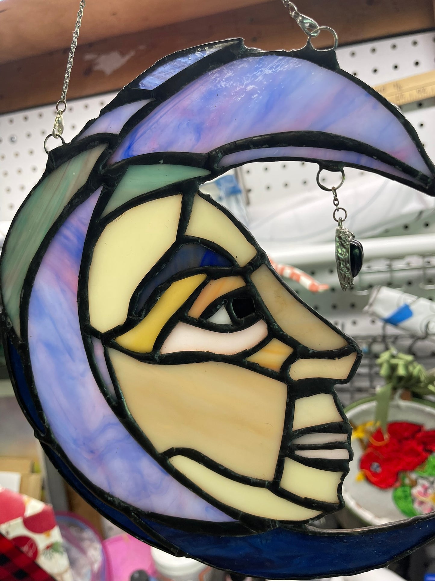 Stained Glass Moon God