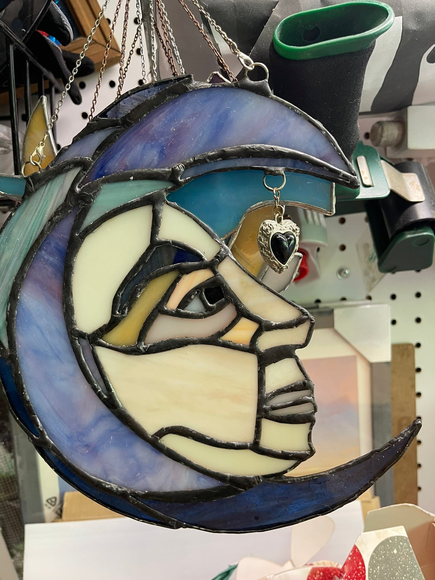 Stained Glass Moon God