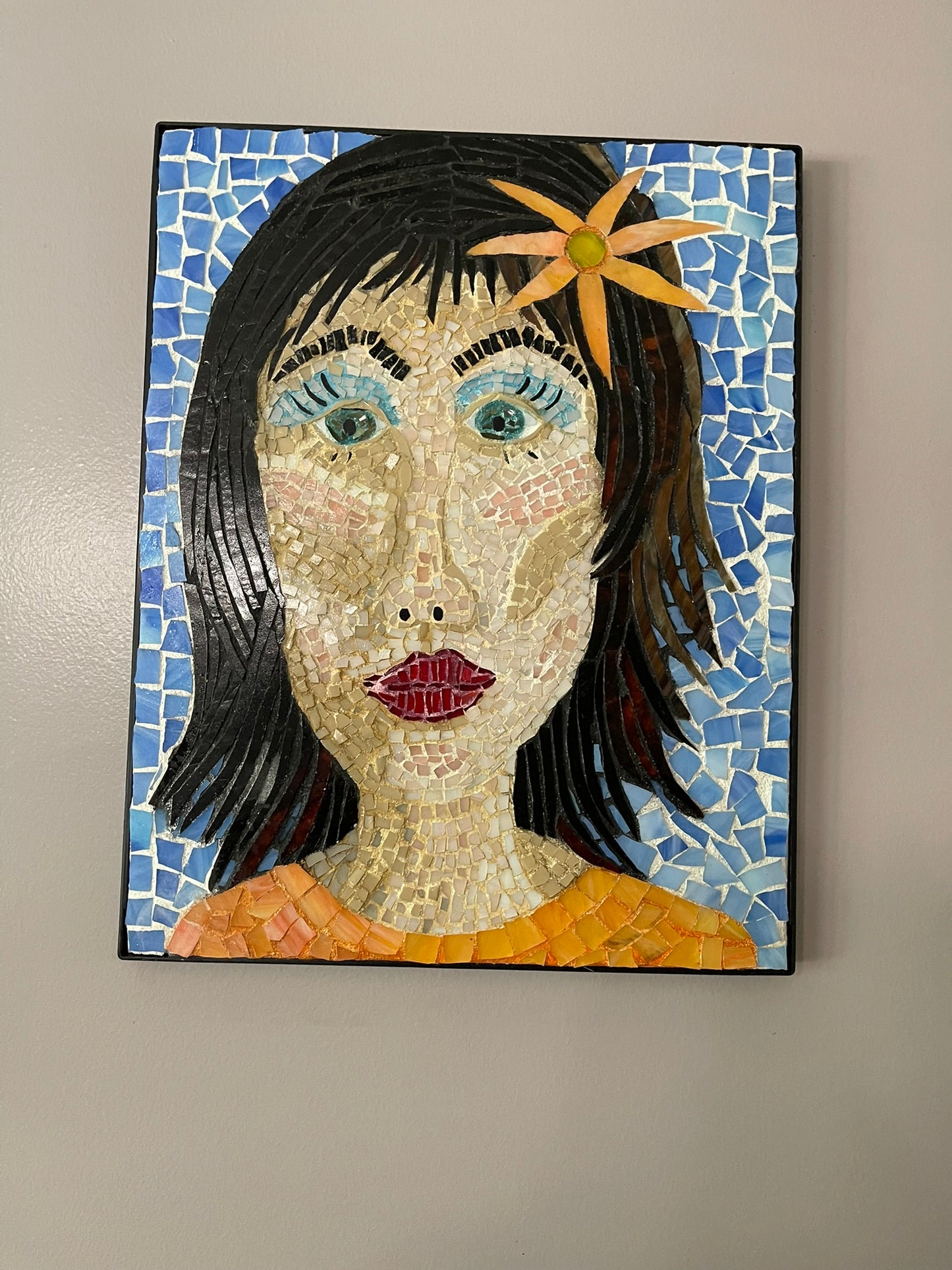 Mosaic Portrait of a Lady