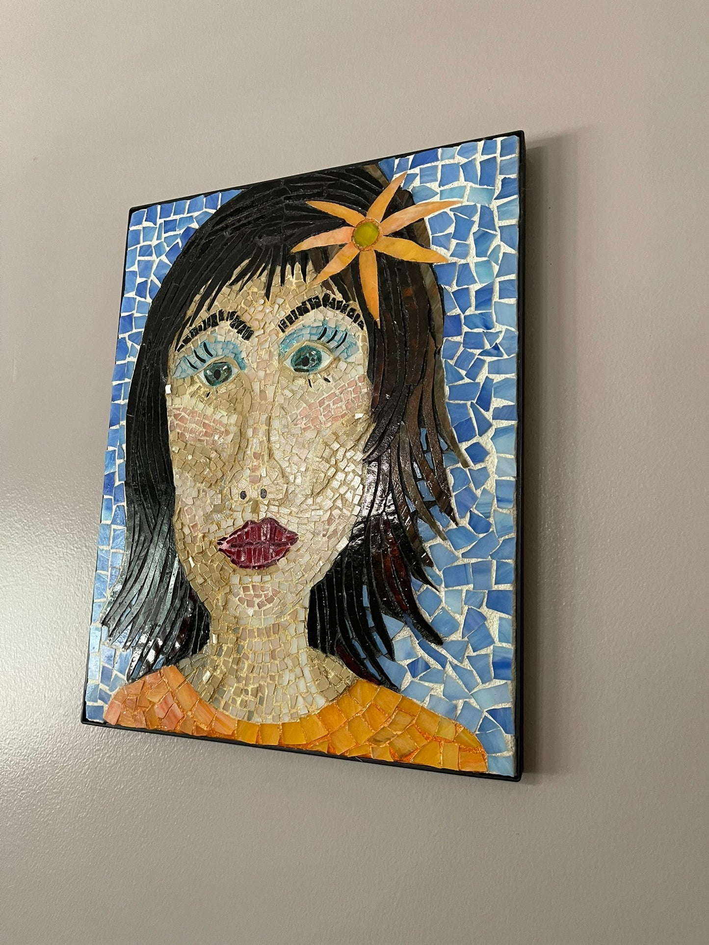 Mosaic Portrait of a Lady