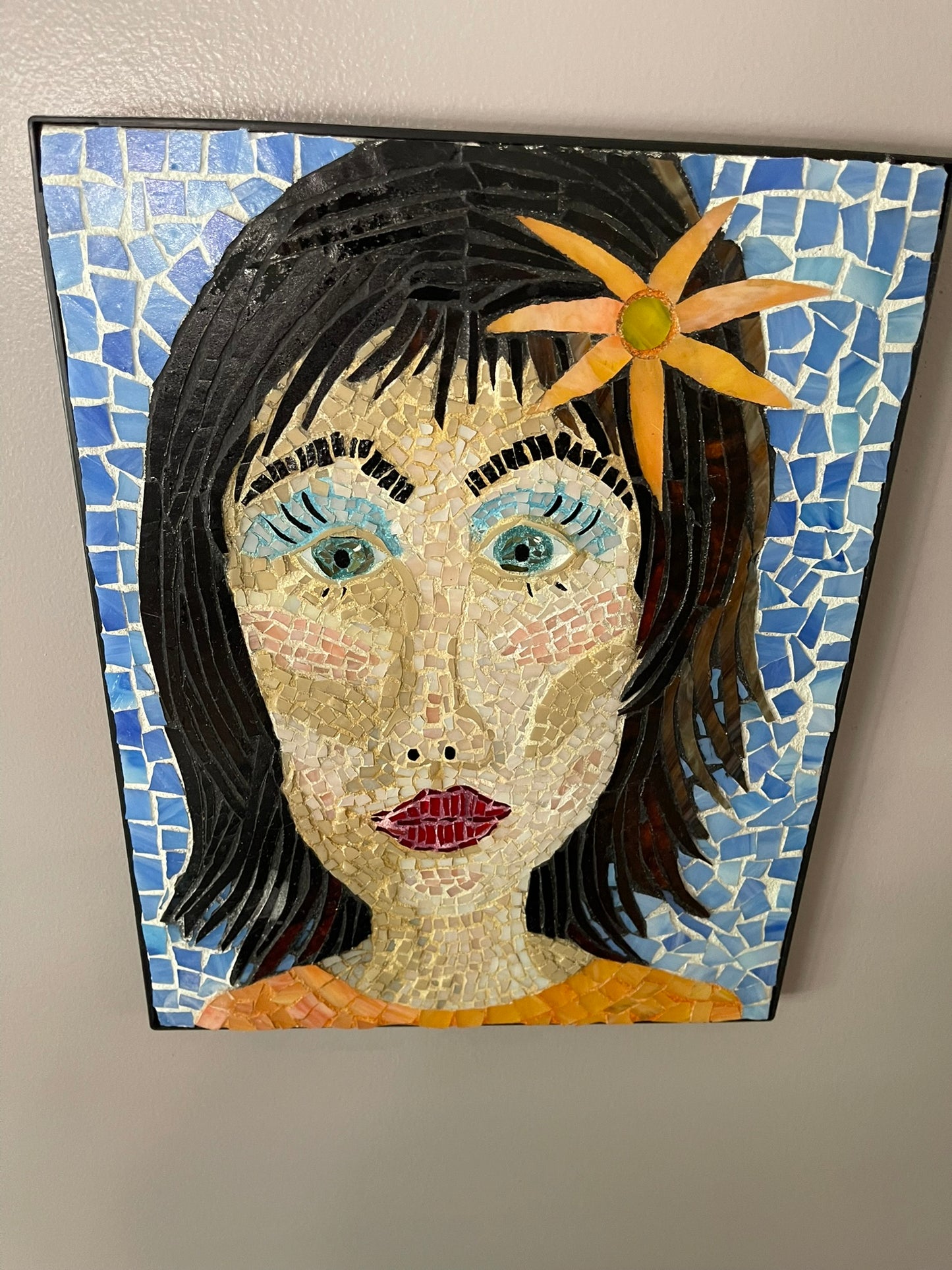 Mosaic Portrait of a Lady