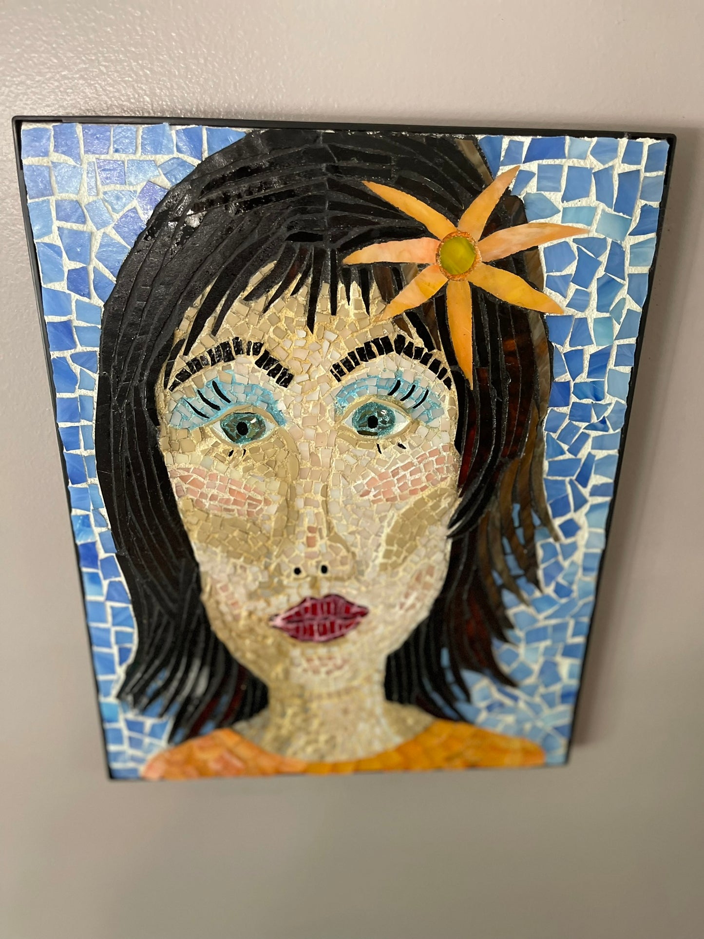 Mosaic Portrait of a Lady