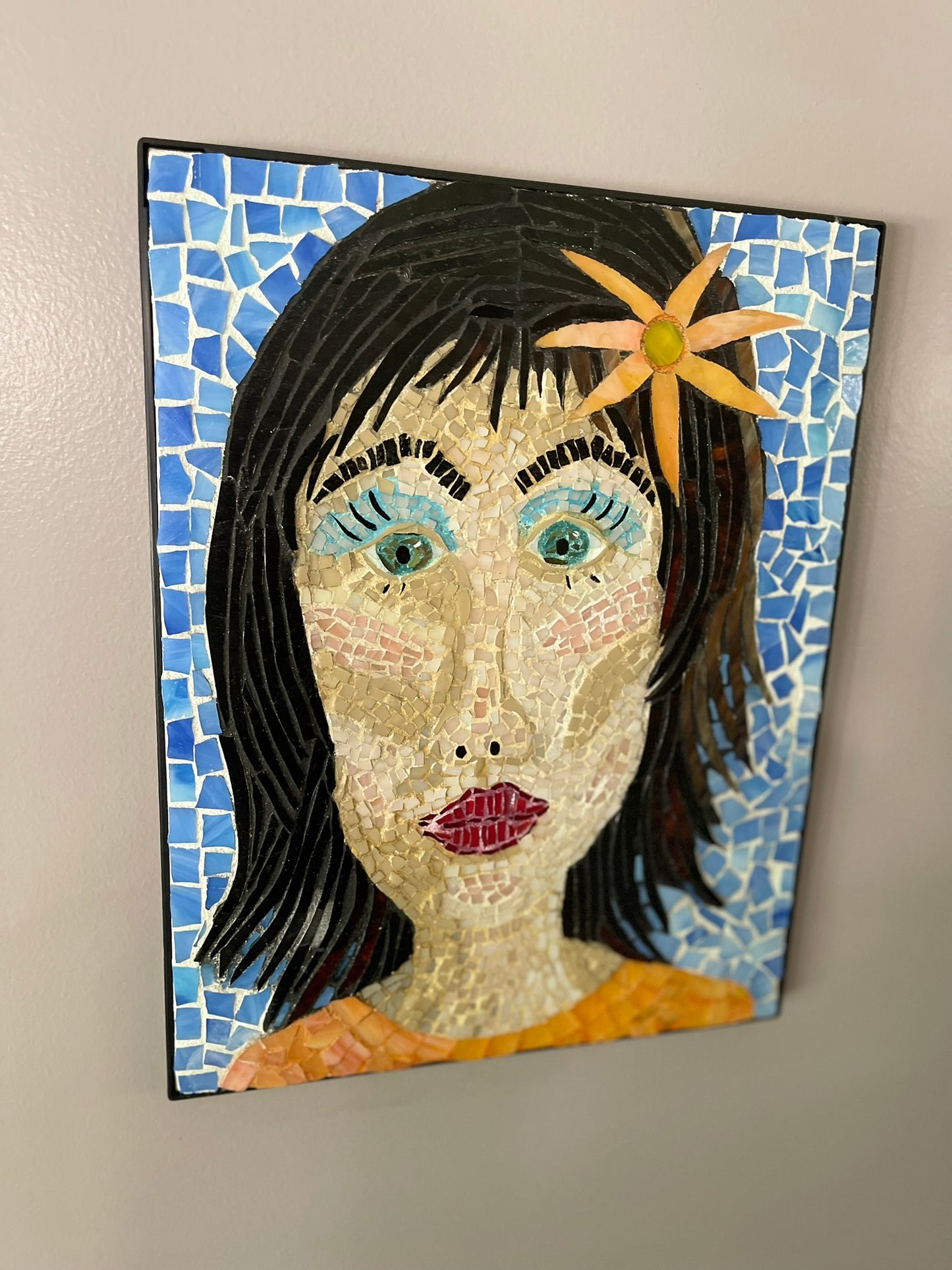 Mosaic Portrait of a Lady