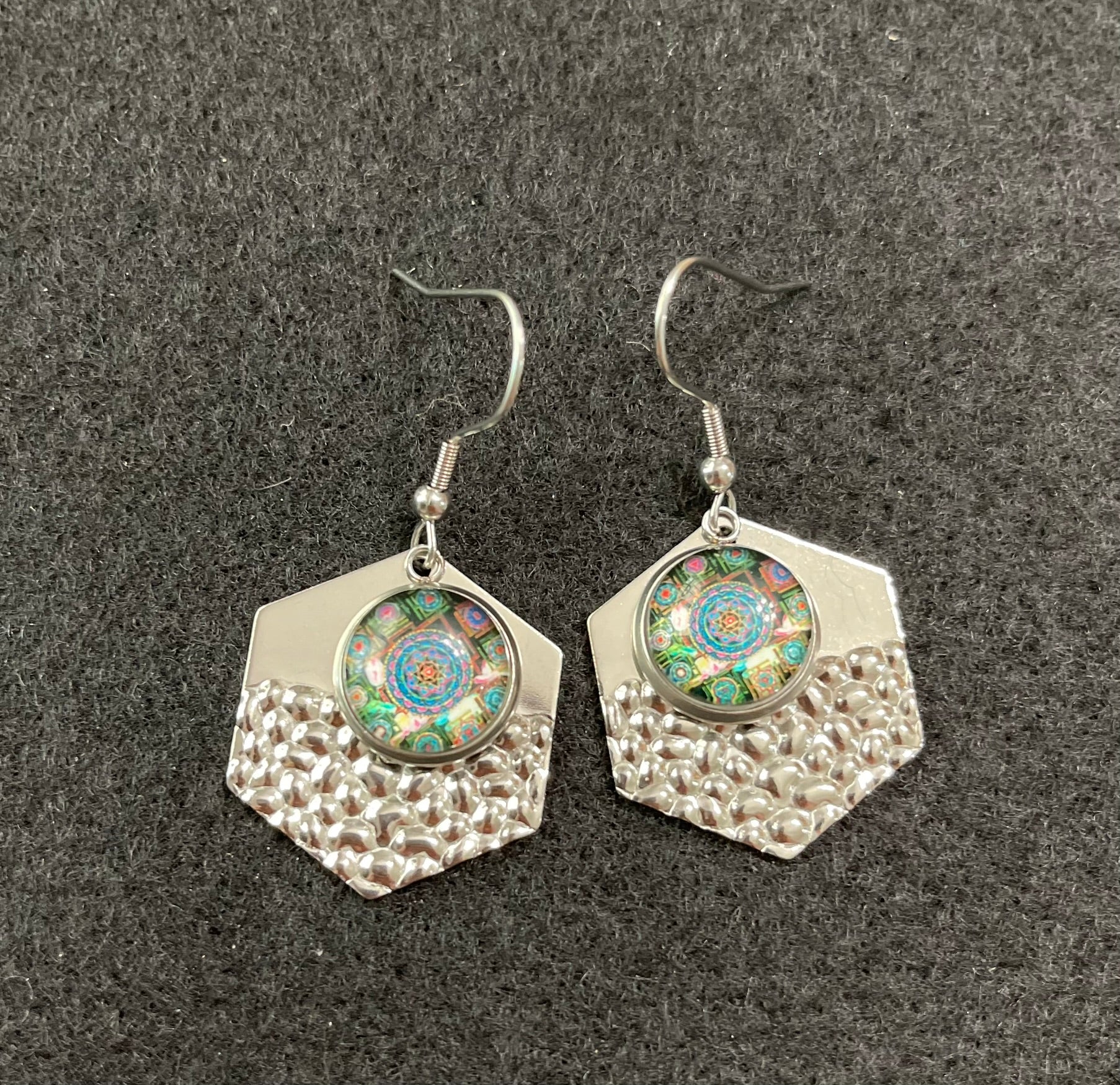 1970s Hippy Chick Inspired Floral Earrings