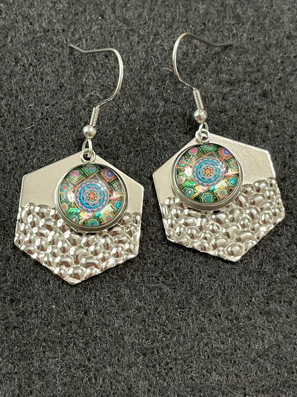 1970s Hippy Chick Inspired Floral Earrings