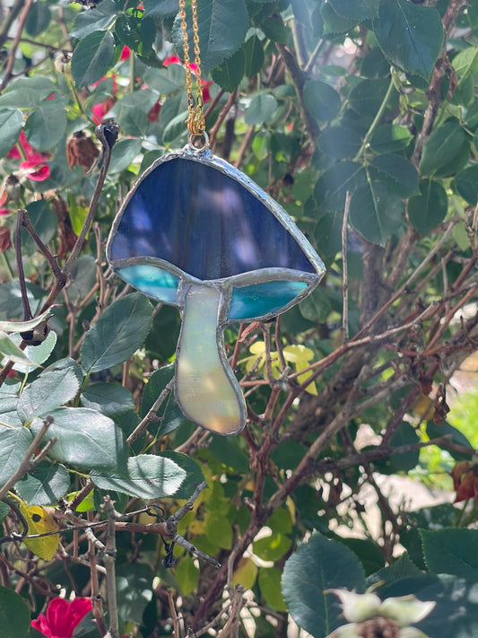 Mushroom Charm Blue