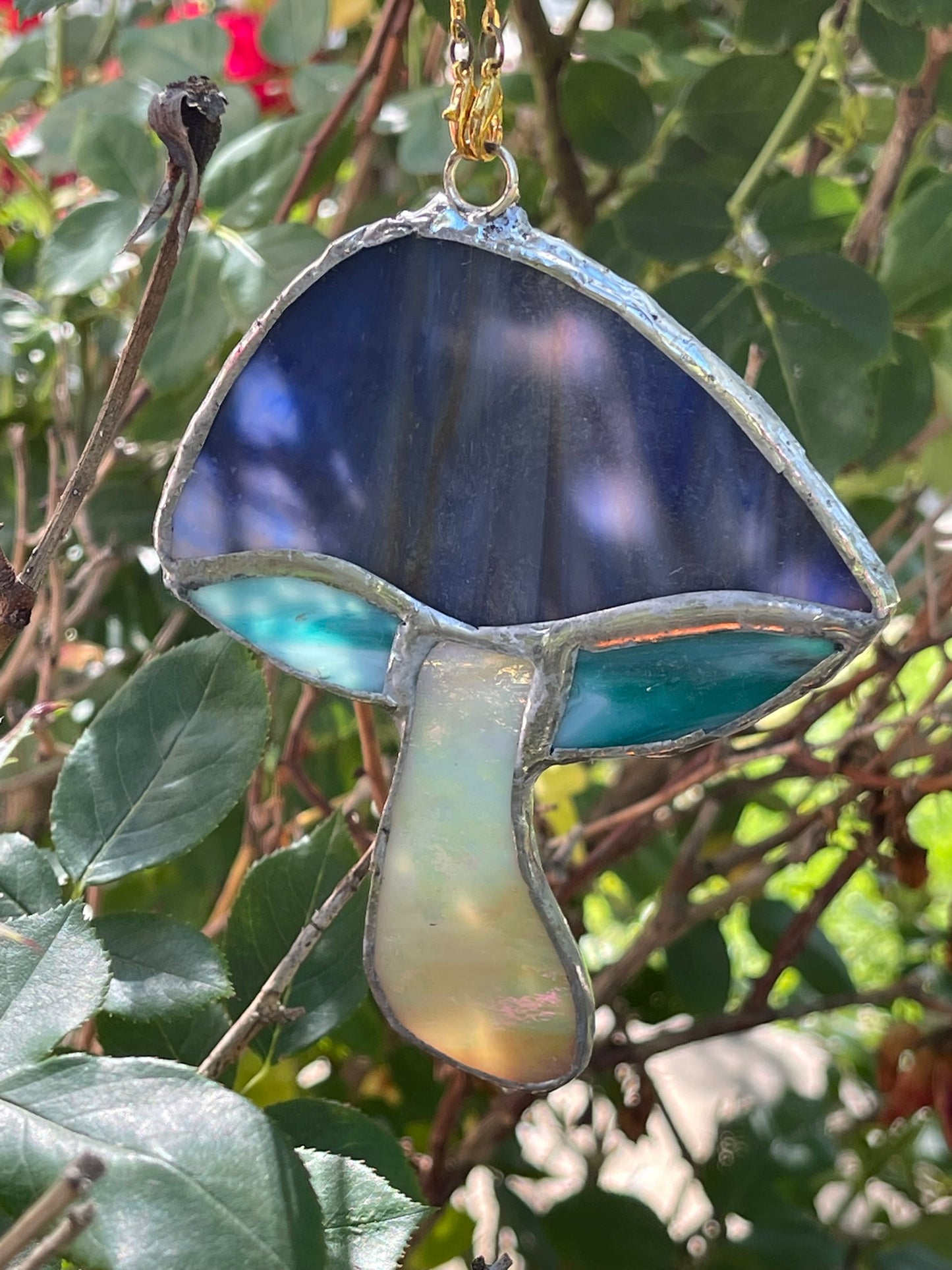 Mushroom Charm Blue