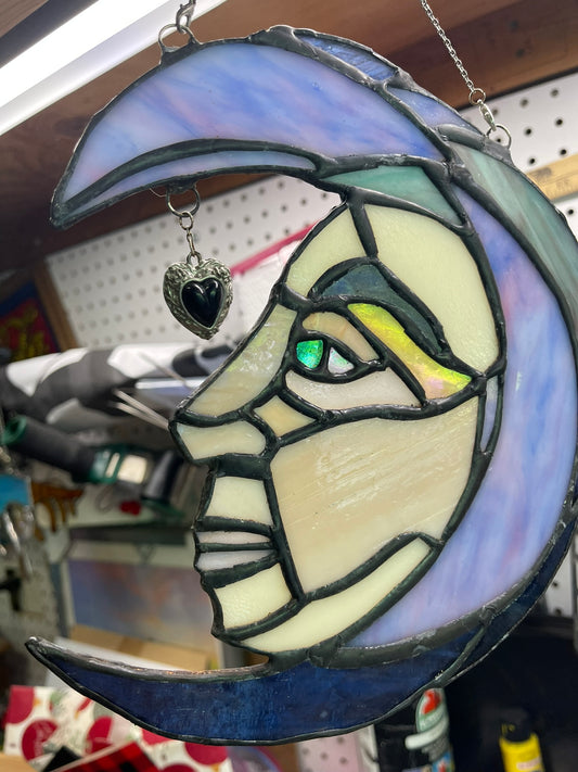 Stained Glass Moon God