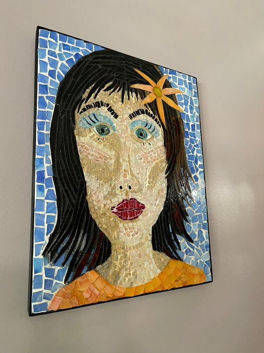 Mosaic Portrait of a Lady