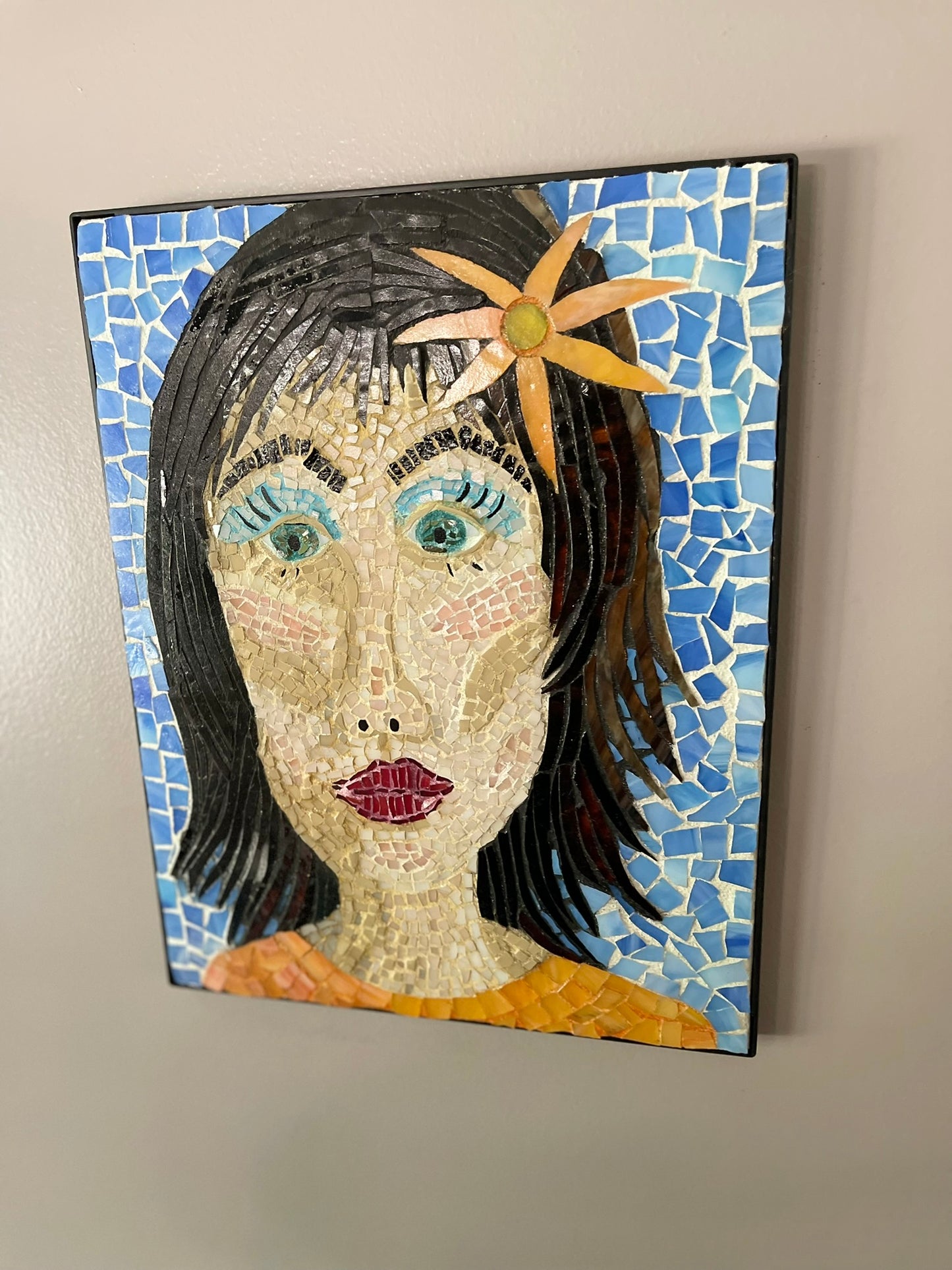 Mosaic Portrait of a Lady